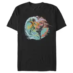 Walmart Men's Aquaman and the Lost Kingdom Black Manta and Aquaman Graphic Tee Black X Large offer