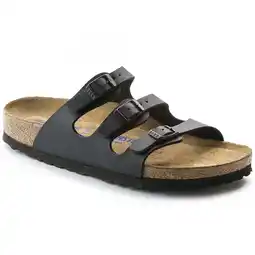 Walmart BIRKENSTOCK Women's Florida Soft Footbed Black Birko-Flor Sandal - 0053011 8-8.5 Narrow BLACK BFL offer