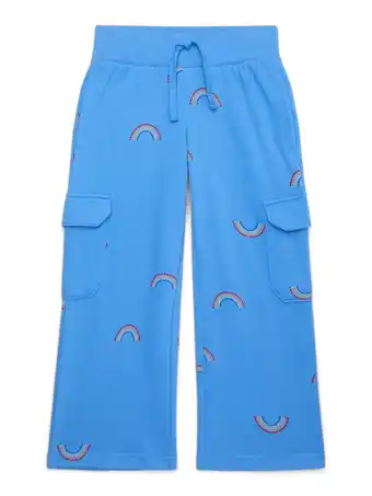 Walmart Wonder Nation Girls Fleece Cargo Pants, Sizes 4-18 & Plus offer
