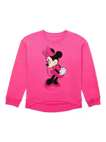 Walmart Disney Minnie Mouse Girls Graphic Sweatshirt, Sizes 4-16 offer