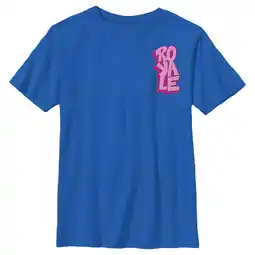 Walmart Boy's Fortnite Small Pink Royale Graphic Tee Royal Blue Medium offer