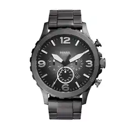 Walmart Fossil Men's Nate Chronograph, Smoke Stainless Steel Watch offer