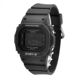 Walmart Casio BGD565-1 Women's Baby-G Chrono Black Strap Digital Watch offer