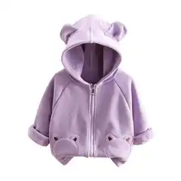 Walmart AherBiu Baby Clothes Unisex Boys Girls Fleece Jackets Zip up Hoodie Sweatshirt Comfy Warm Outwear offer