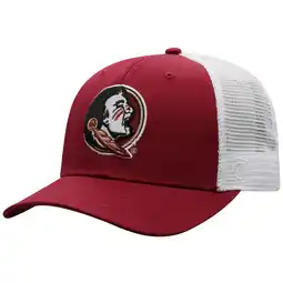 Walmart Men's Top of the World Garnet/White Florida State Seminoles Trucker Snapback Hat offer