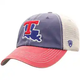 Walmart Men's Top of the World Royal Louisiana Tech Bulldogs Off Road Adjustable Trucker Hat offer