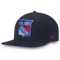Walmart Men's Fanatics Navy New York Rangers Core Fitted Hat offer
