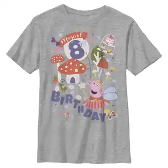 Walmart Boy's Peppa Pig Magical 8th Birthday Graphic T-Shirt offer