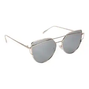 Walmart DII Cat Eye Mirrored Sunglasses, Titanium Black offer