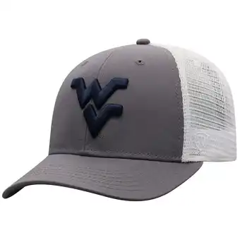 Walmart Men's Top of the World Gray West Virginia Mountaineers Trucker Adjustable Hat offer