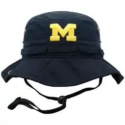 Walmart Men's Top of the World Navy Michigan Wolverines Angler Washed Bucket Hat offer