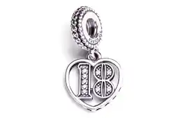Walmart PANDORA 18th Celebration Dangle Charm - 797262CZ offer
