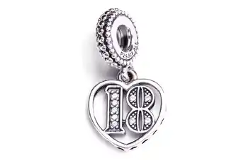Walmart PANDORA 18th Celebration Dangle Charm - 797262CZ offer