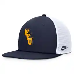 Walmart Men's-Nike Navy West Virginia Mountaineers Performance Pro Adjustable Hat offer