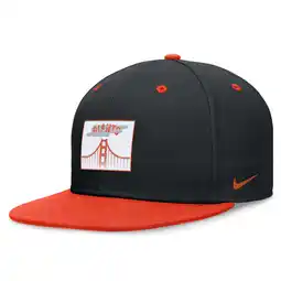 Walmart Men's Nike Black/Orange San Francisco Giants City Connect True Fitted Hat offer