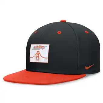 Walmart Men's Nike Black/Orange San Francisco Giants City Connect True Fitted Hat offer