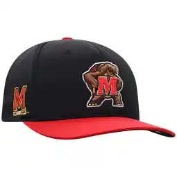 Walmart Men's-Top of the World Black Maryland Terrapins Reflex Fitted Hat offer