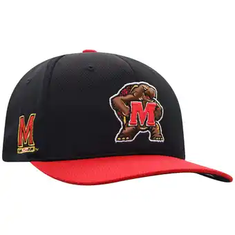 Walmart Men's-Top of the World Black Maryland Terrapins Reflex Fitted Hat offer