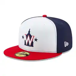 Walmart Men's New Era White Washington Nationals 2023 Little League classic 59FIFTY Fitted Hat offer