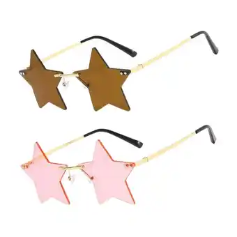 Walmart 2 Pieces Star Shape Sunglasses Masquerade Party offer