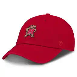 Walmart Men's Top of the World Red Maryland Terrapins Staple Adjustable Hat offer