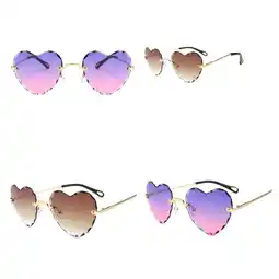 Walmart 4pcs Women Rimless Fashion 400 Designer Style Sunglasses offer