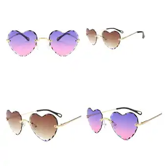 Walmart 4pcs Women Rimless Fashion 400 Designer Style Sunglasses offer