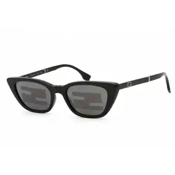 Walmart Fendi FE40089I 01C Men's Shiny Black Cat Eye Frame Sunglasses offer
