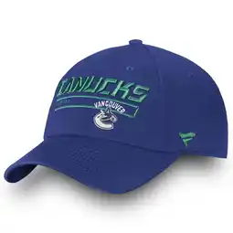 Walmart Men's Fanatics Blue Vancouver Canucks Team Authentic Pro Rinkside Fundamental Adjustable Hat offer