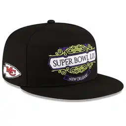 Walmart Men's New Era Black Kansas City Chiefs Super Bowl LIX Tarmac Split Panel 9FIFTY Snapback Hat offer