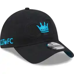 Walmart Men's New Era Black Charlotte FC Kick Off 9TWENTY Adjustable Hat offer