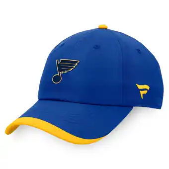 Walmart Men's Fanatics Blue St. Louis Blues Authentic Pro Rink Pinnacle Adjustable Hat offer