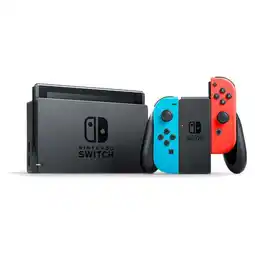 Walmart Restored Nintendo Switch V2 Neon Blue/Neon Red (Refurbished) offer