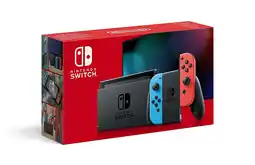 Walmart Restored Nintendo Switch V1 with Neon Blue and Neon Red JoyCon RED/BLUE HACSKABAA (Refurbished) offer