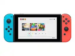 Walmart Nintendo Switch with Neon Blue & Neon Red Joy-Con, Refurbished offer
