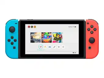 Walmart Nintendo Switch with Neon Blue & Neon Red Joy-Con, Refurbished offer
