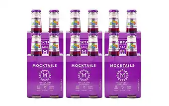 Walmart Mocktails Alcohol Free Red Sangria | Non-Alcoholic | 24 Pack, 200mL offer