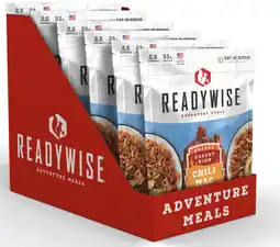 Walmart ReadyWise Desert High Chili Mac with Beef Pouch, 6 Count offer
