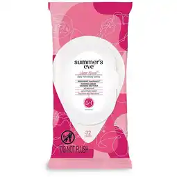 Walgreens Feminine Cleansing Cloths for Sensitive Skin Sheer Floral offer