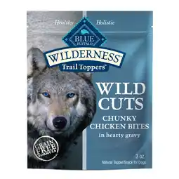 Walmart BLUE Wilderness Trail Toppers Dog Wet Food, Chicken Bites in Gravy, 3-oz Pouch offer