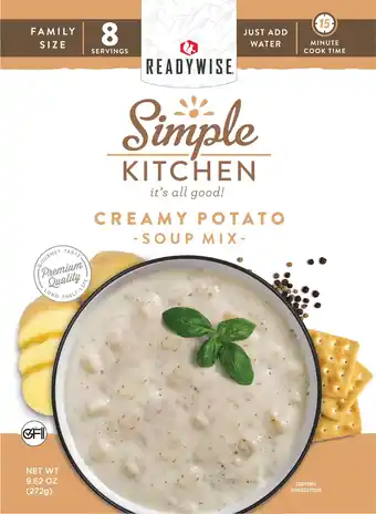Walmart ReadyWise Creamy Potato Soup Mix, 6 Count Case, 8 Serving Pouches offer
