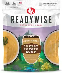 Walmart ReadyWise Outdoor Open Range Cheesy Potato Soup - 6 Ct Case offer