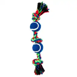 Walmart Vibrant Life Chomp and Tug Buddy Tennis Balls Dog Chew Toy offer