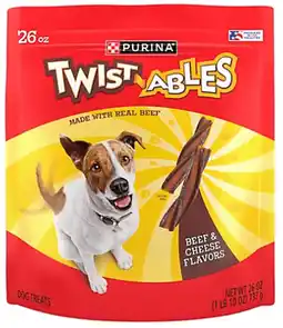 Walmart Purina Twistables Beef and Cheese Flavor Treats for Dogs - 26 oz. Pouch offer