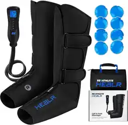 Walmart REATHLETE HEALR Leg Compression, Foot and Calf Massager, Heat & Cold for Pain Relief & Circulation offer