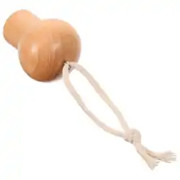 Walmart MLINS Wooden Face Massage Roller for Home Use Khaki Color Easy to Clean and Use 2.5x1.8 Inches offer