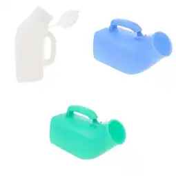 Walmart 3 Bedpan Bottles with Lid - anti Urinary Chamber - Male Portable Pee Bottles Containers(1000ml) offer