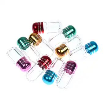 Walmart Gazechimp 10Pcs Capsule Case Clear Emergency Organizer Storage Tank Sealed Waterproof offer