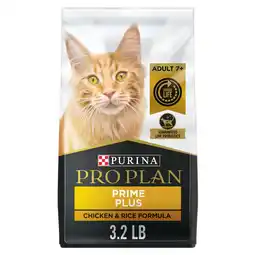 Walmart Purina Pro Plan Prime Plus Dry Cat Food, Chicken & Rice, 3.2 lb Bag offer