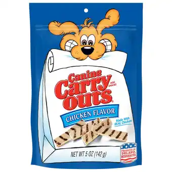 Walmart Canine Carry Outs Chicken Flavor Dog Snacks, 5-Ounce offer
